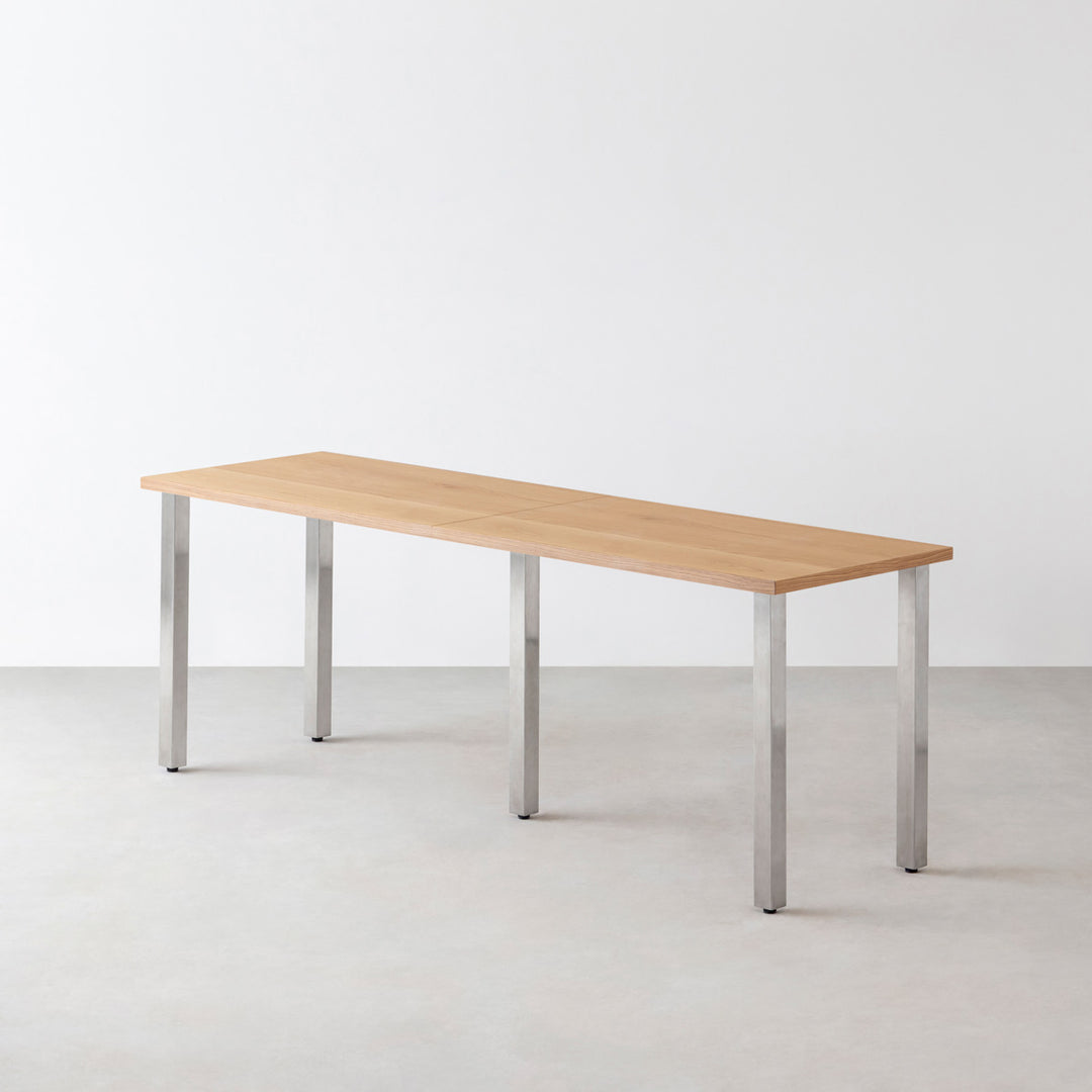 ヘキサゴンテーブル天板三脚テーブル ヘキサゴン79ホワイトオーク中央