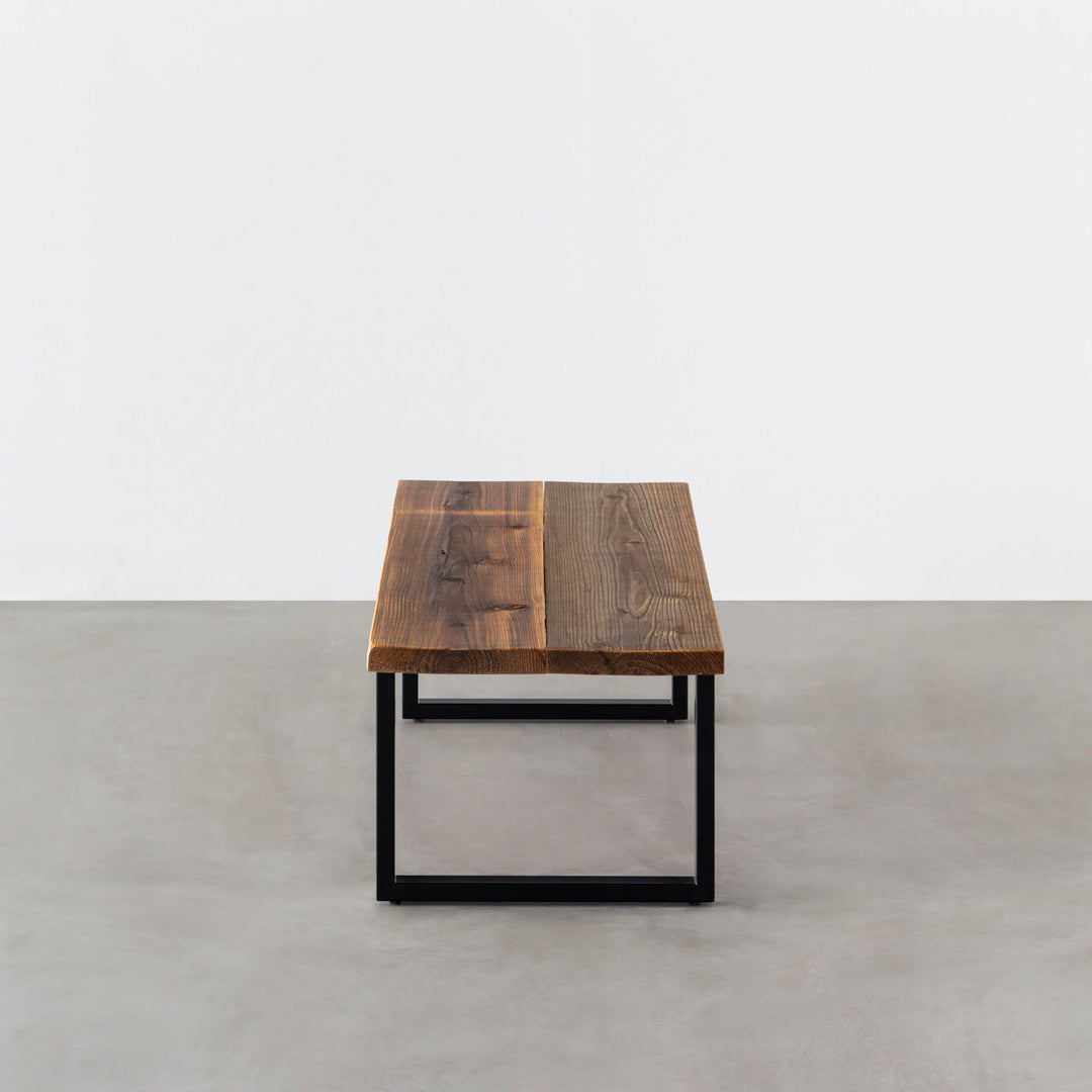 THE LOW TABLE / 無垢 杉 ヴィンテージスタイル × Black Steel
