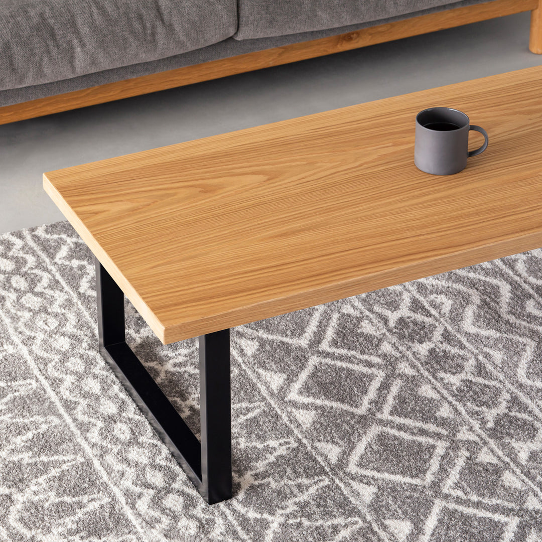 THE LOW TABLE / ホワイトオーク × Black Steel – KANADEMONO