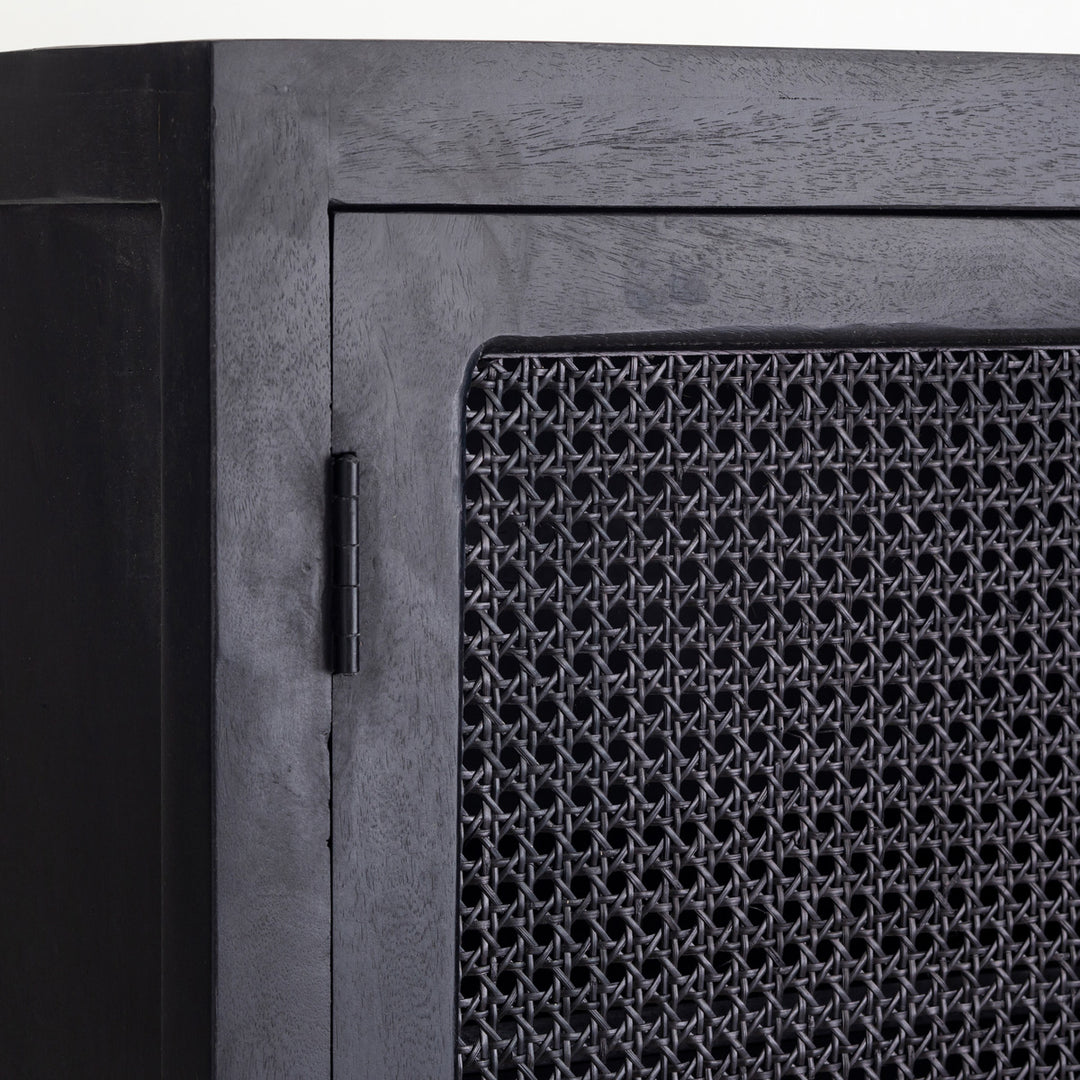 Asian Vintage Style かごめ編み ウッドキャビネット – KANADEMONO