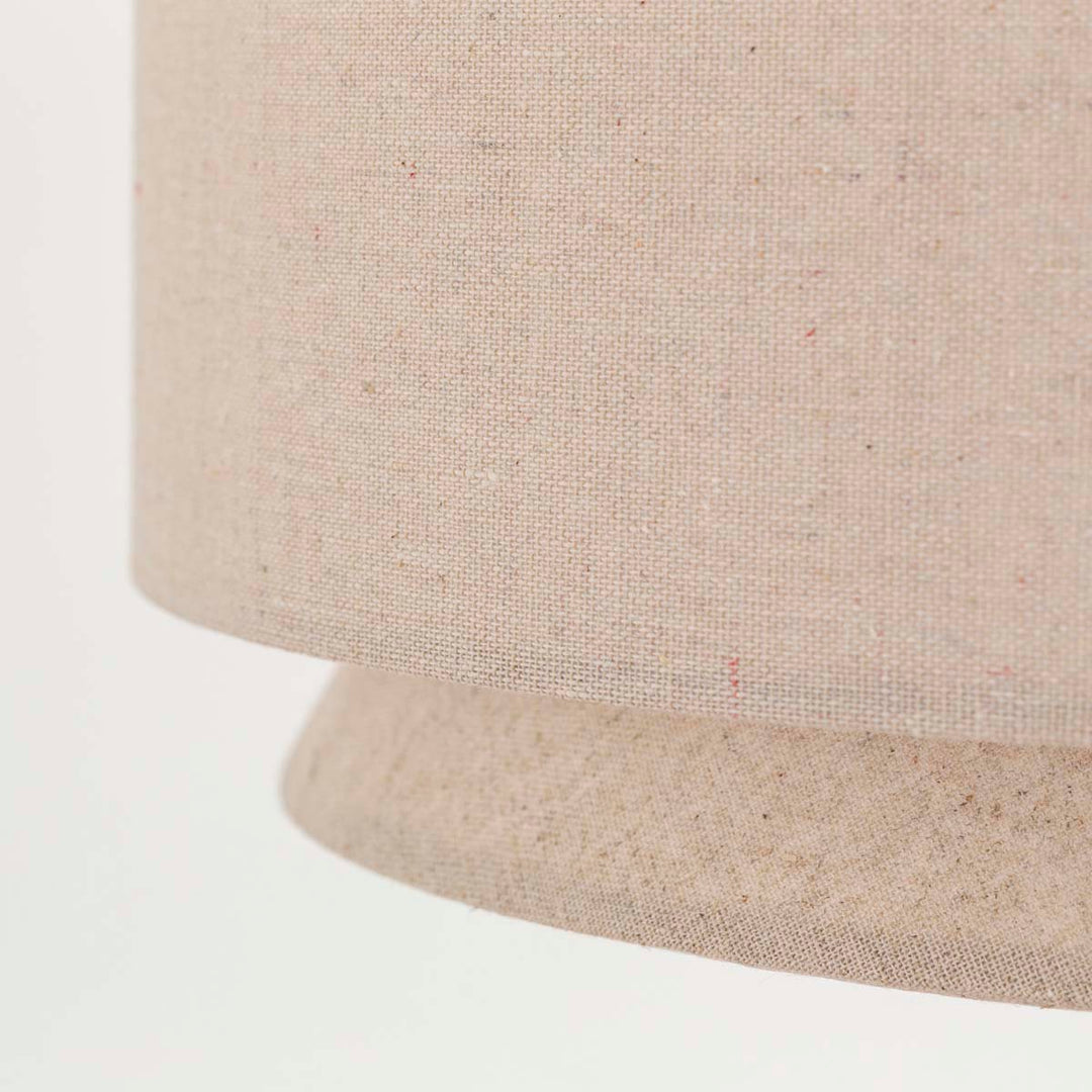 Pole - Double Fabric Shade Floor Lamp – KANADEMONO