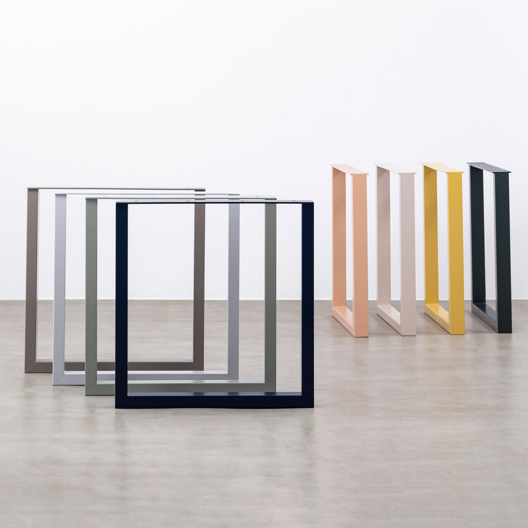 THE LEGS / スクエア × Colored Steel 全8色 NATURE / 2脚セット