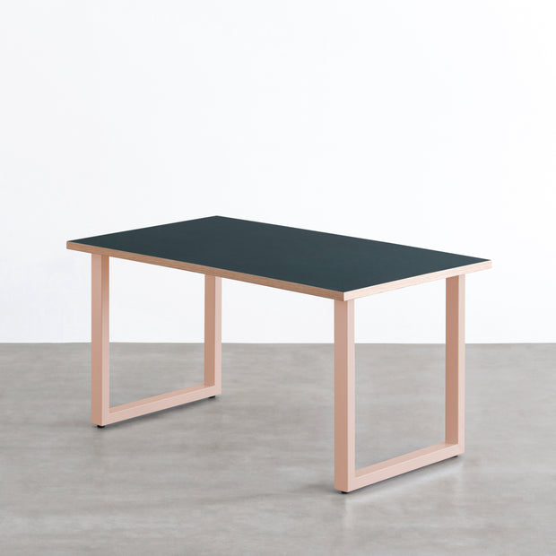 THE TABLE / リノリウム グリーン系 × Colored Steel 全8色 NATURE