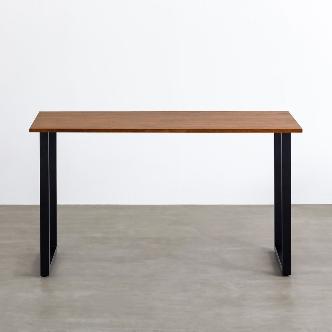THE TABLE / スタンディングデスク × ラバーウッド ブラウン × Black