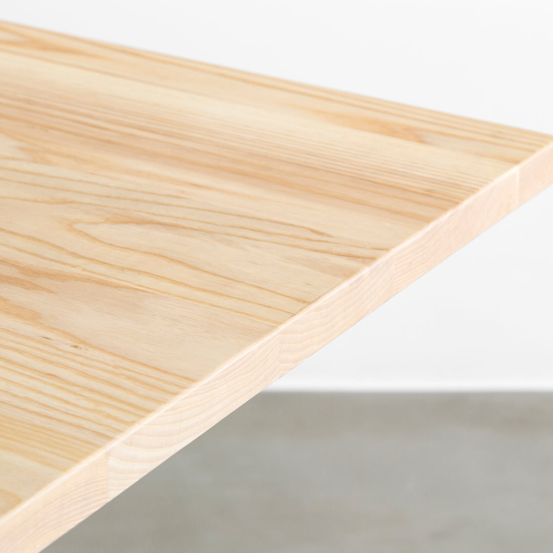 THE TABLE / 無垢 ホワイトアッシュ × Black Steel – KANADEMONO