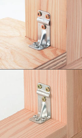 柱頭、柱脚用仕口金物 チビクリ2 CK2 合板枠30対応 通販 | カナマル