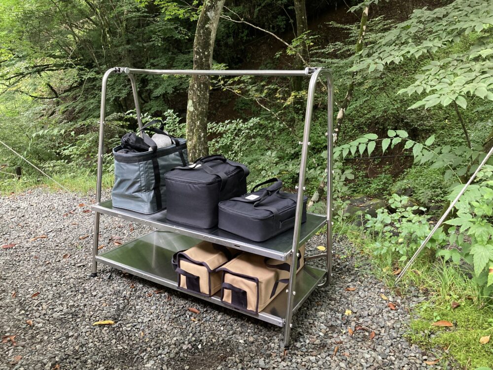 スノーピーク ステンレスキッチンテーブル/IGTと合体！ - 楽ちん！快適