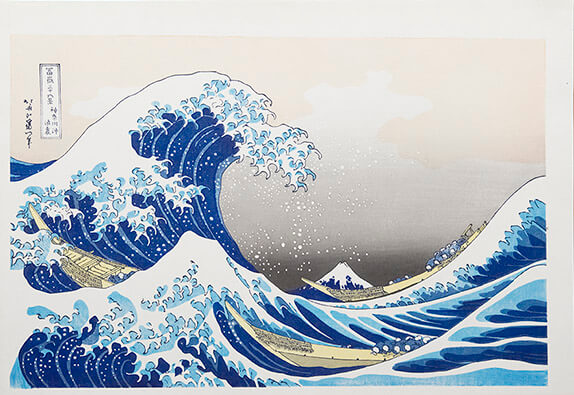 開運の赤富士セット／葛飾北斎「富嶽三十六景 凱風快晴（がいふうかい