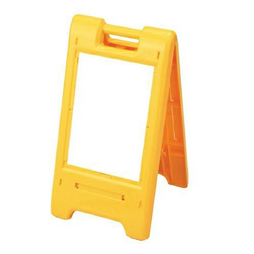 樹脂スタンド看板 サインエース 「 白無地 」ステッカー 折りたたみ式