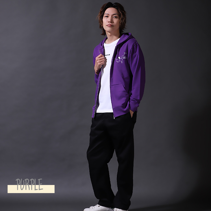 完全受注生産】市岡元気×KANGOL REWARD コラボZIPパーカー