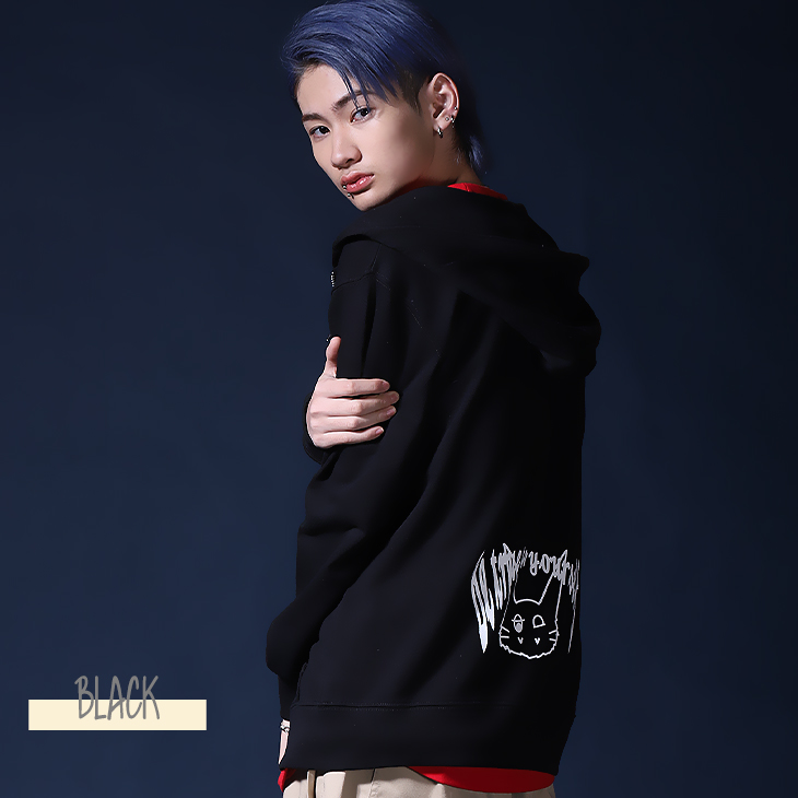 完全受注生産】市村優汰×KANGOL REWARDコラボ ZIPパーカー