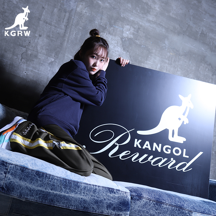 工藤遥×KANGOL REWARD コラボ トレーナー