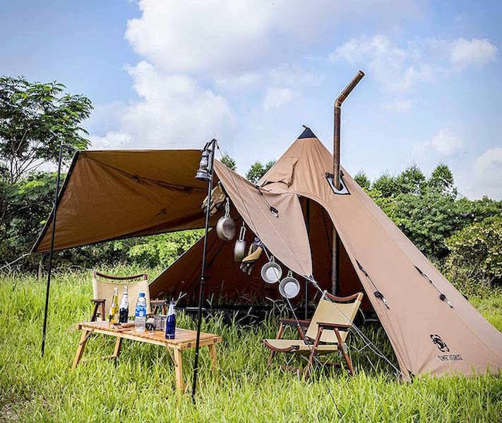 OneTigris(ワンティグリス) ワンポールテント ソロキャンプに最適！ 薪