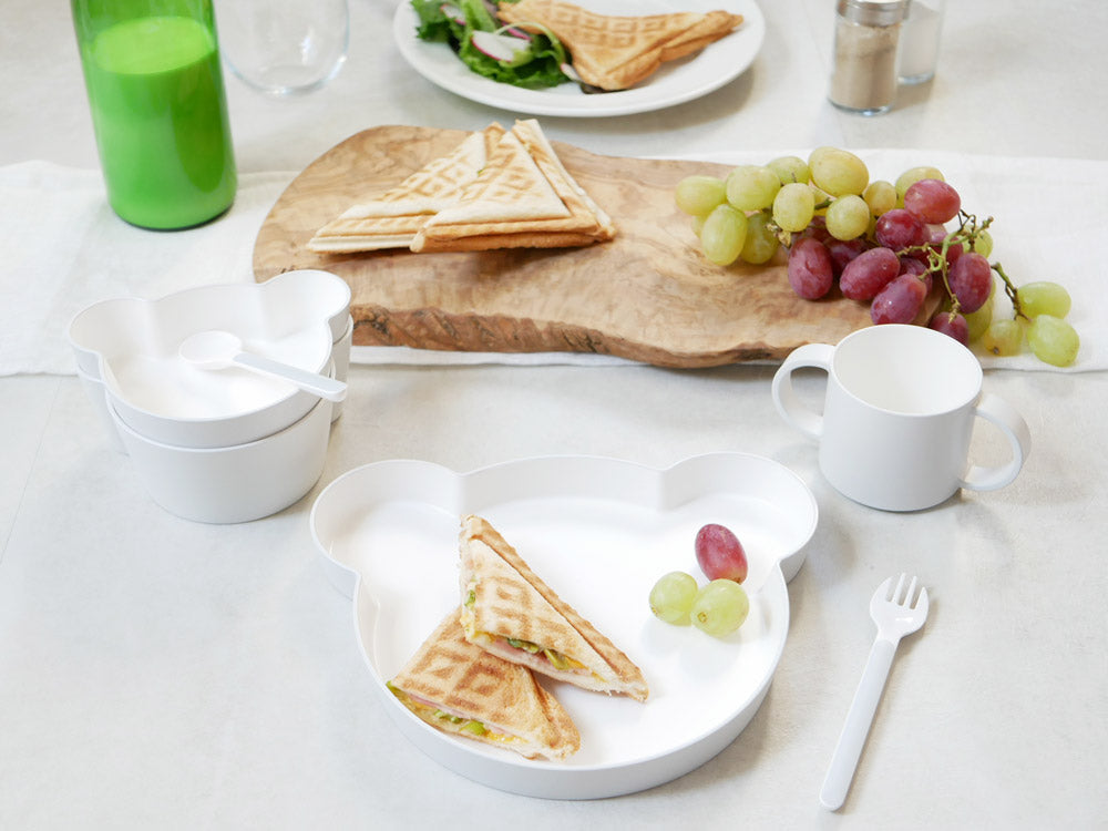 tak./タック＞キッズディッシュ ギフトボックス カトラリー付＜ベア