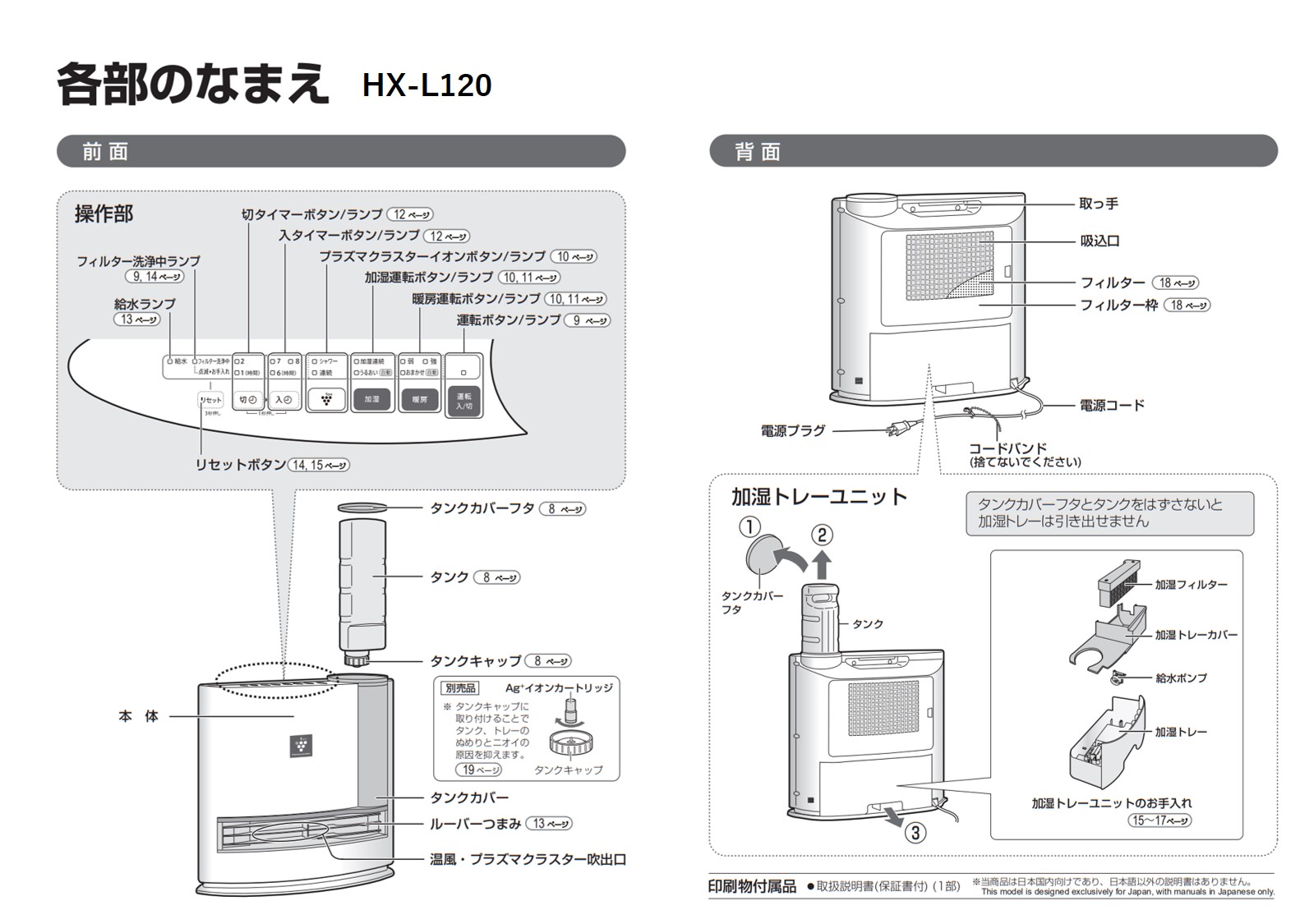 比較】HX-L120とHX-J120の違いを7つの特性別に徹底比較！シャープ