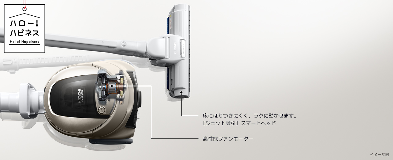 紙パック式クリーナー CV-KP300H ： クリーナー ： 日立の家電品