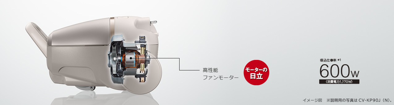 紙パック式クリーナー CV-KV70J ： クリーナー ： 日立の家電品