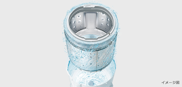 全自動洗濯機 ビートウォッシュ BW-G70H ： 洗濯機・衣類乾燥機