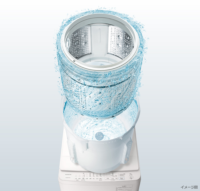 特長：自動おそうじ ： 全自動洗濯機 ビートウォッシュ BW-V80F