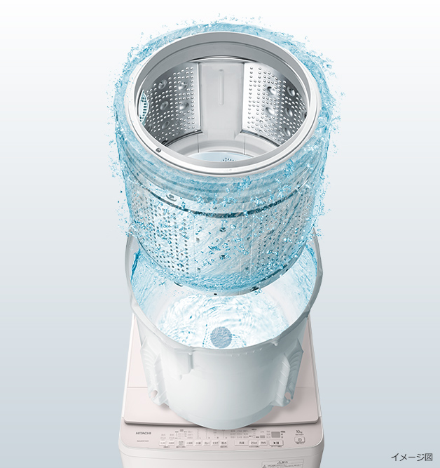 特長：自動おそうじ ： 全自動洗濯機 ビートウォッシュ BW-X100H