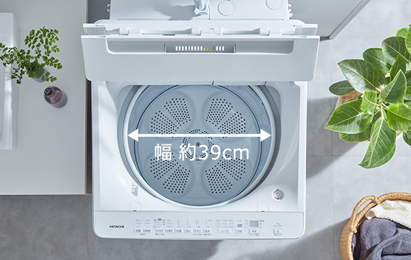 特長：使いやすい ： 全自動洗濯機 ビートウォッシュ BW-V100K ： 洗濯