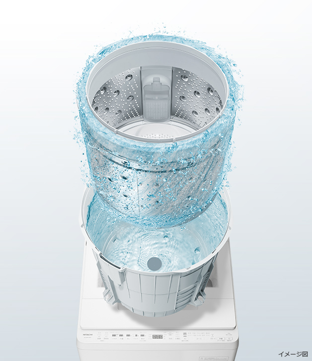 特長：自動おそうじ ： 全自動洗濯機 ビートウォッシュ BW-V80J