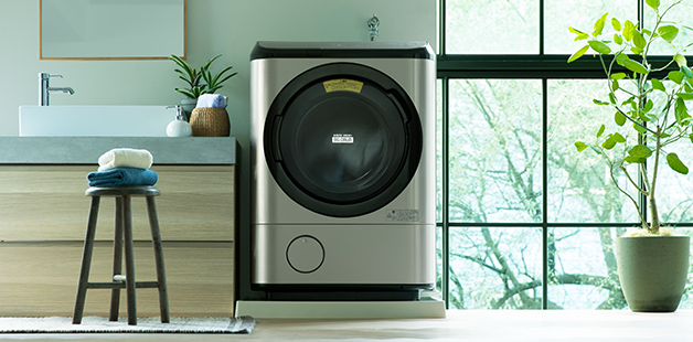 特長：液体洗剤・柔軟剤 自動投入 ： 洗濯乾燥機 ビッグドラム BD