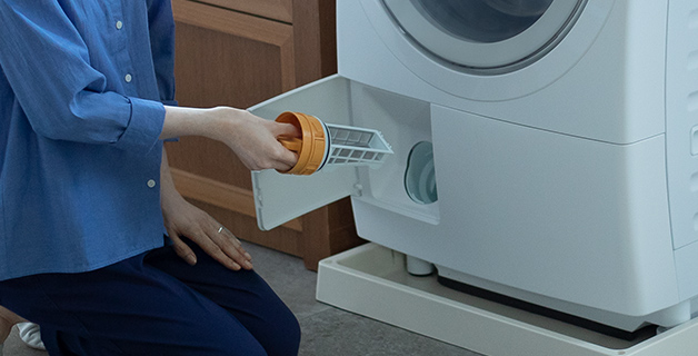 特長：らくメンテ ： 洗濯乾燥機 ビッグドラム BD-STX120H ： 洗濯機