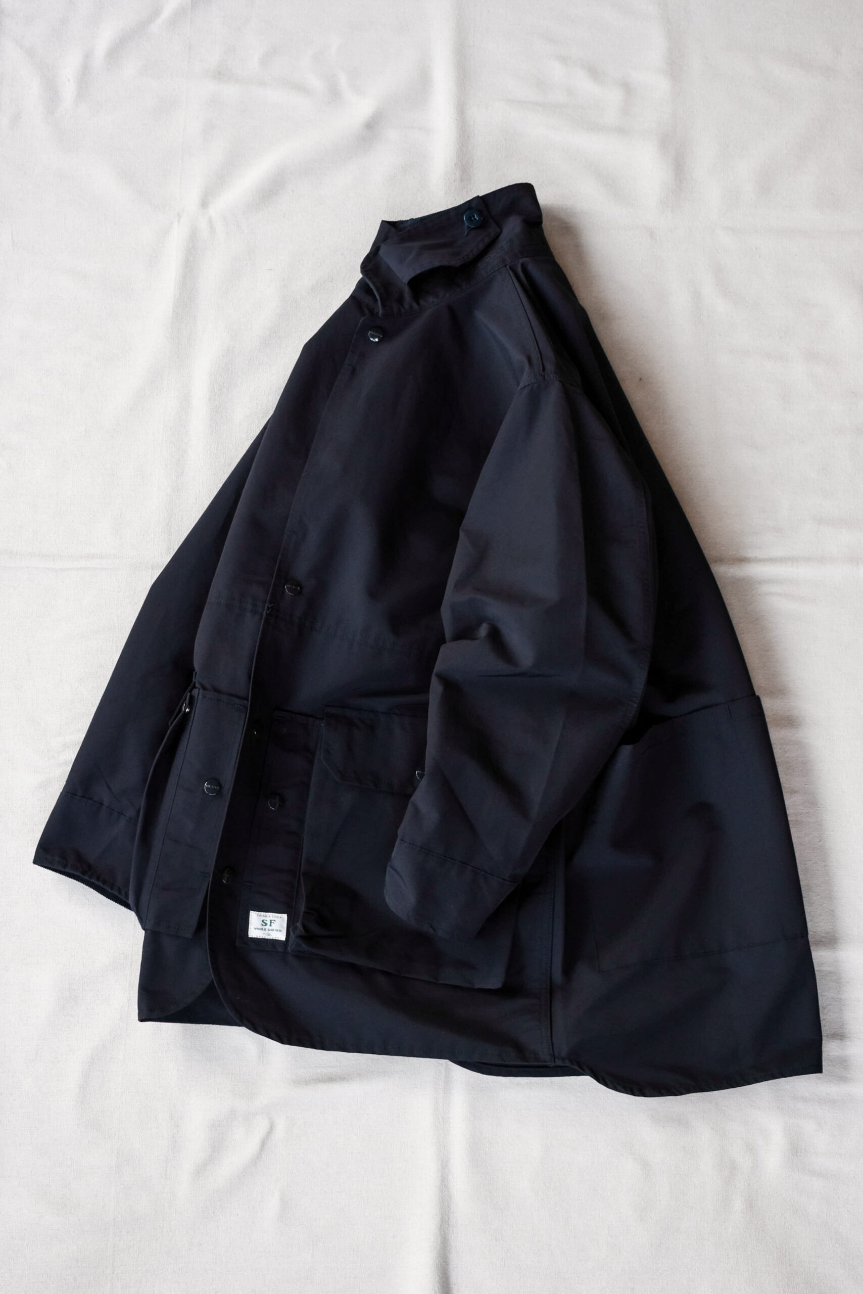 SASSAFRAS Cultivator Coat 60/40 Navy | kado〔カド オノミチ〕