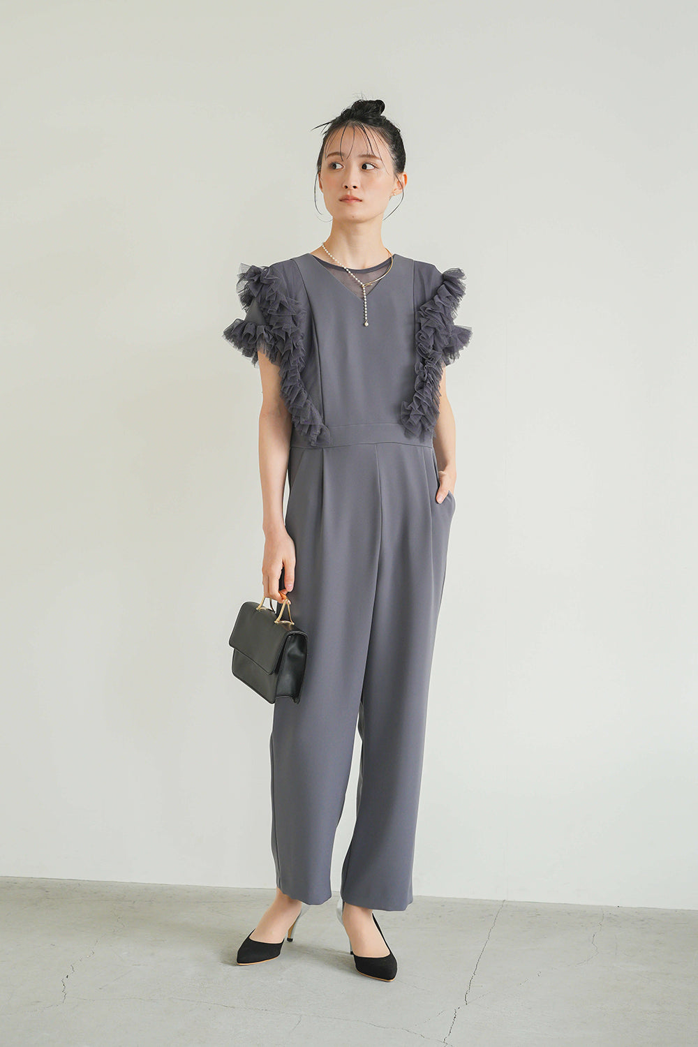 kaene公式オンラインストア チュールフリルパンツドレス / 100997 結婚