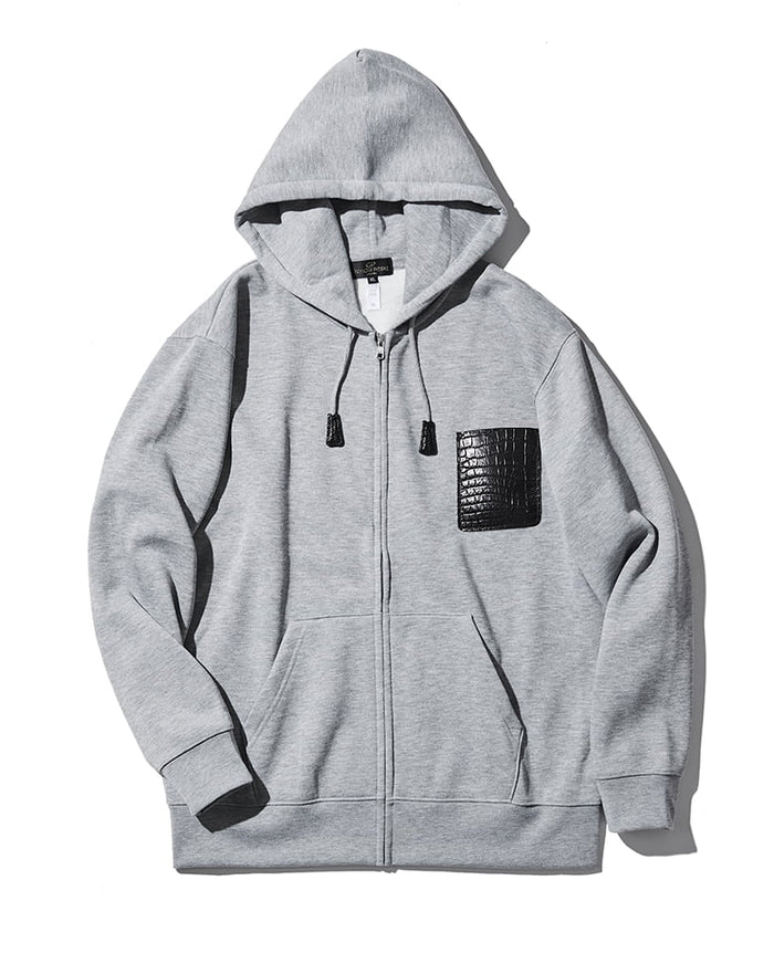 クロコポケット付きスウェットセットアップ – 買えるLEON