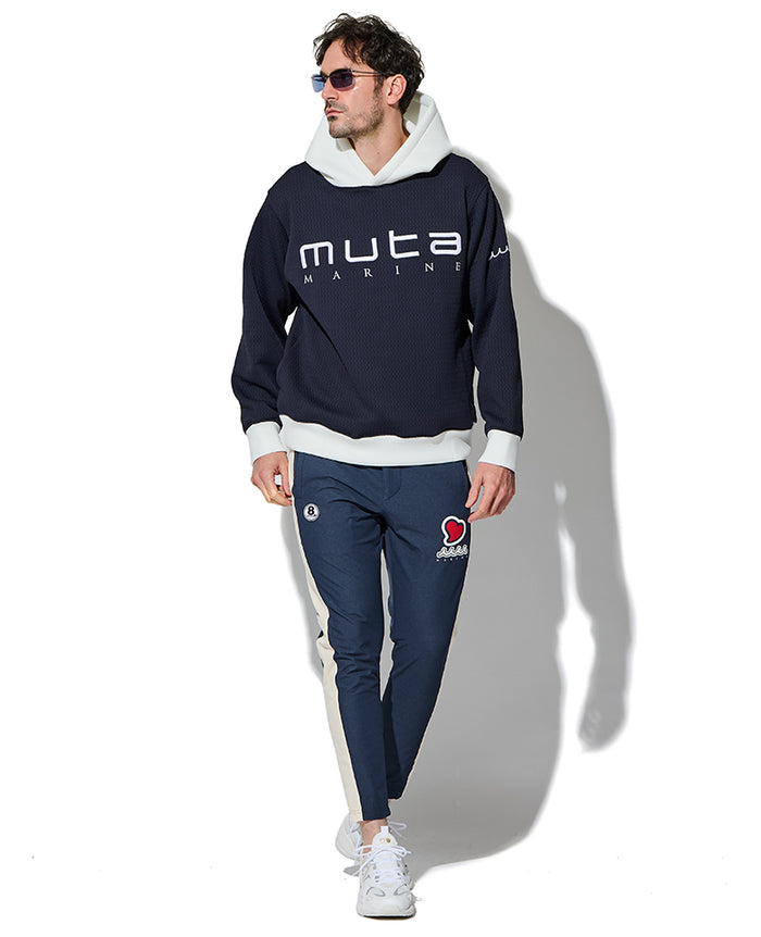 ACANTHUS × muta MARINE スウィートロゴサイドラインパンツ – 買えるLEON