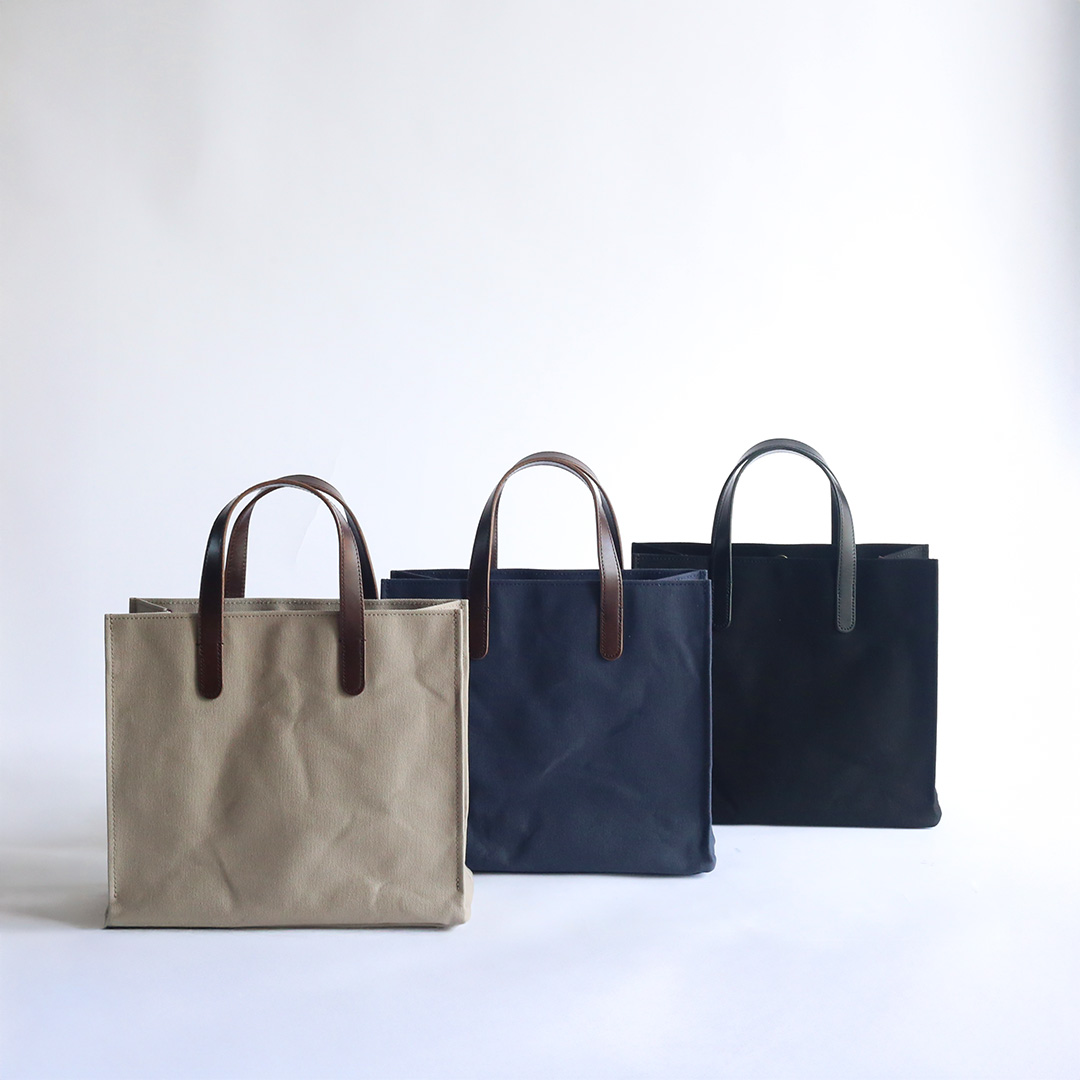 6号帆布のシカクイミニトート | 香久山鞄