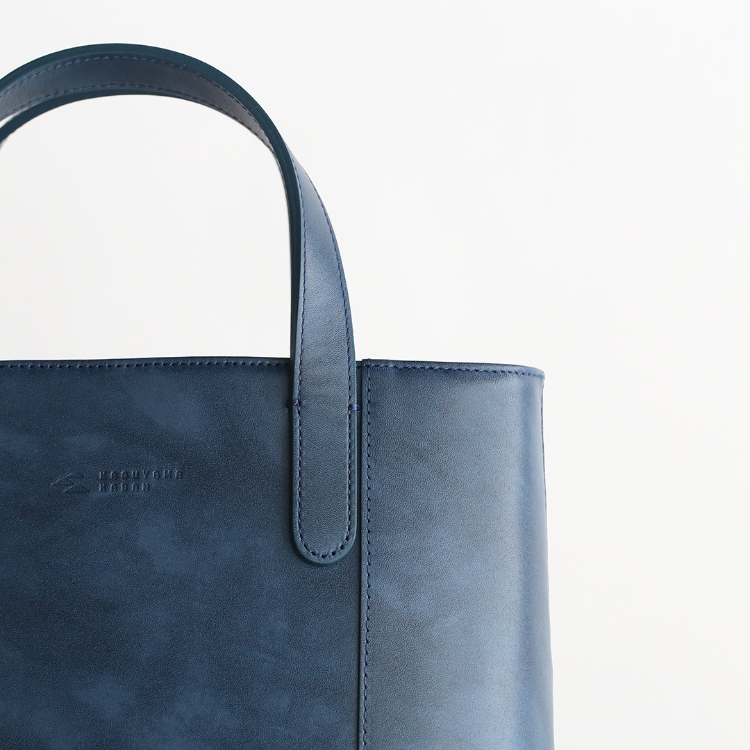 オリーブレザーミニトート | 香久山鞄