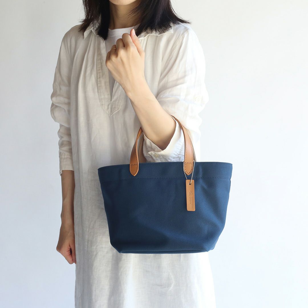 8号帆布の巾着ミニトート | 香久山鞄