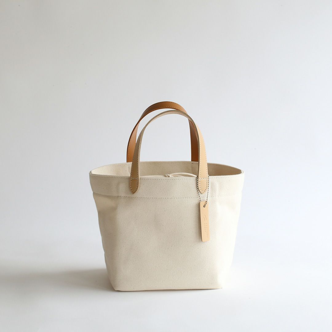 8号帆布の巾着ミニトート | 香久山鞄