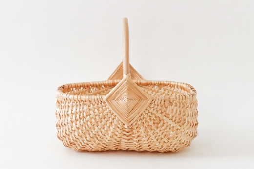 ラトビア ハンドルバスケット (ロー)