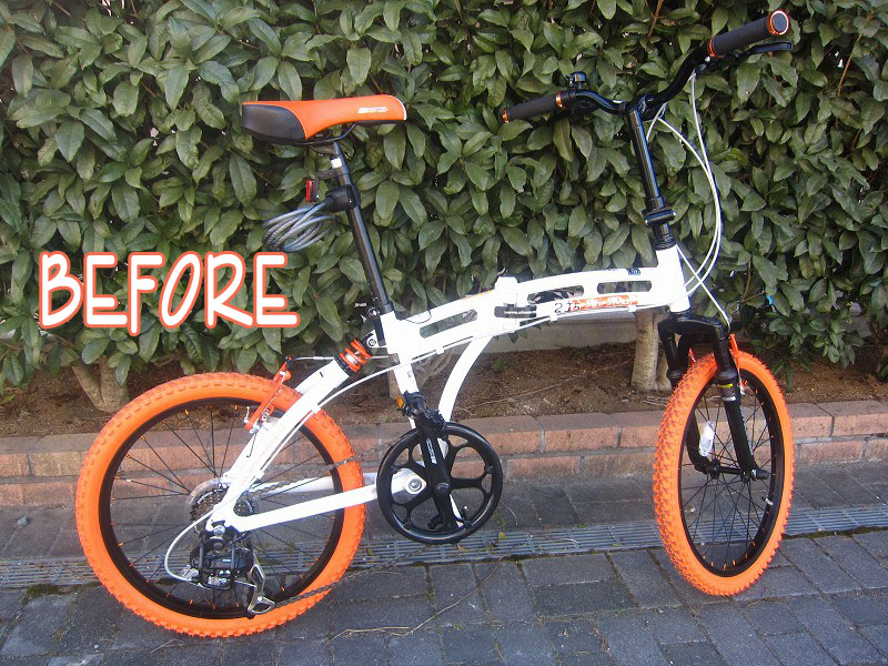 折りたたみ自転車「ドッペルギャンガー 215」を改造してみた | カゴ