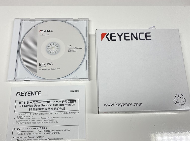 プログラム用ツール】キーエンス ハンディターミナル プログラム用CD
