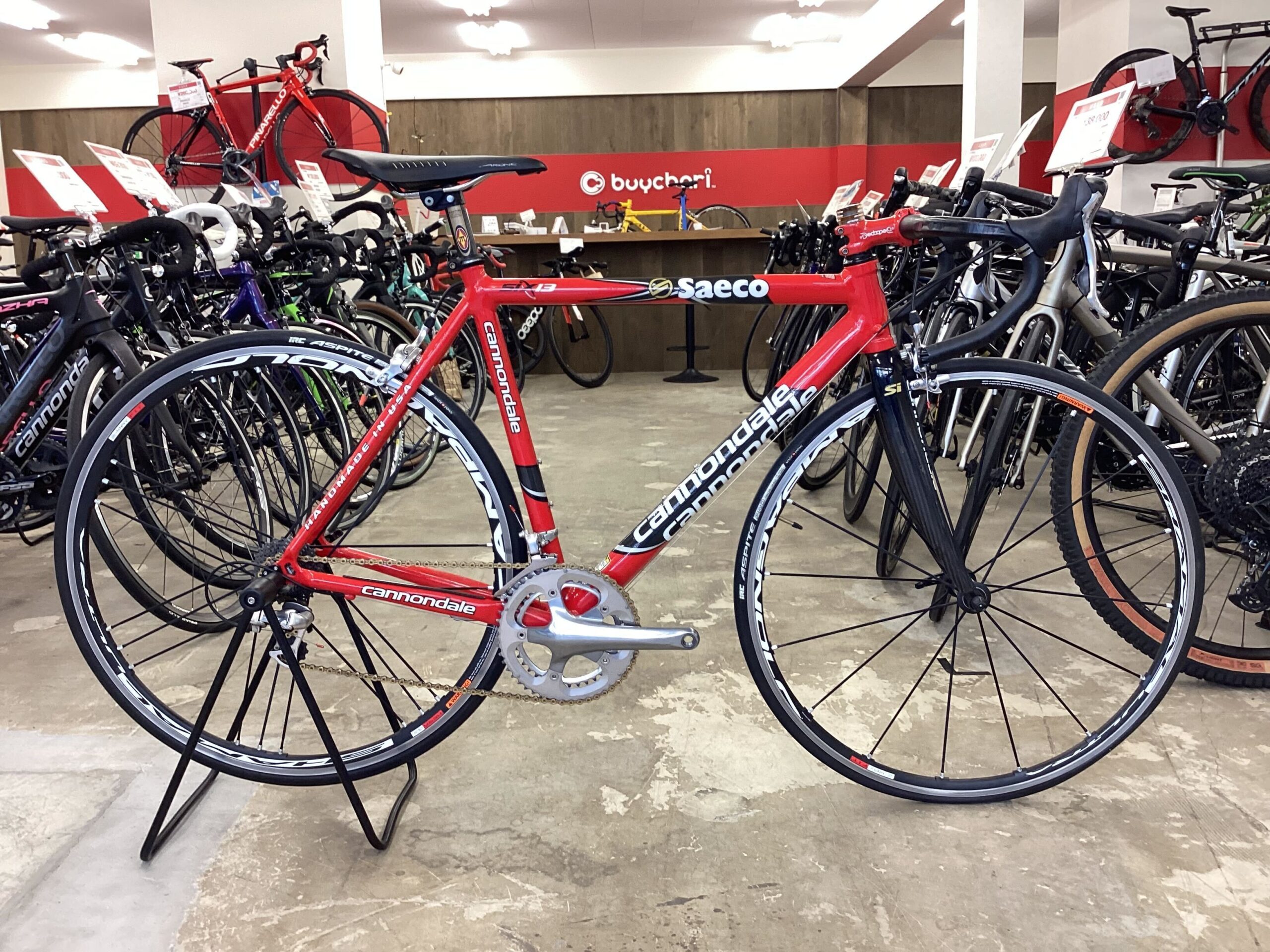 浜松店入荷情報】CANNONDALE SIX13 SAECO 2005年モデル ロードバイク