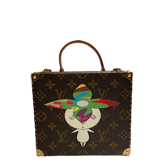 LOUIS VUITTON ルイ・ヴィトン 村上隆ﾌﾗﾜｰﾊｯﾄﾏﾝ ｼﾞｭｴﾘｰﾎﾞｯｸｽ バッグ