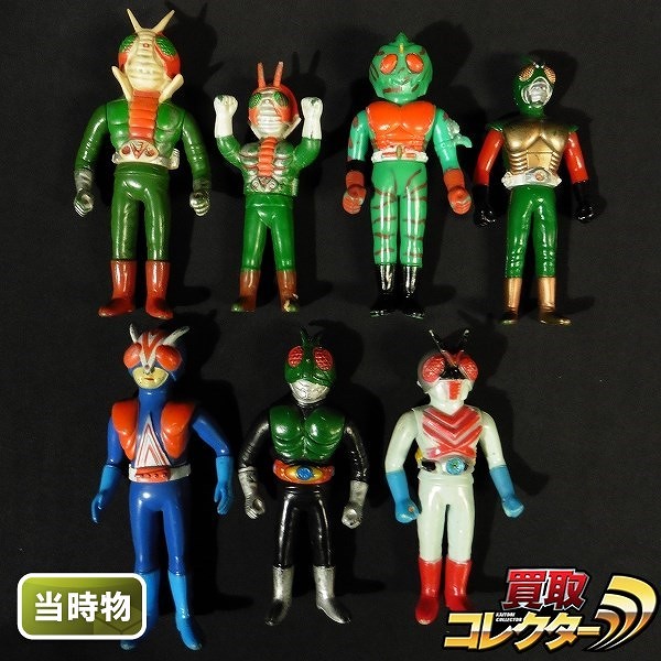 参考価格】ポピー 仮面ライダーX 面取れ ソフビ | 特撮ヒーロー | 相場