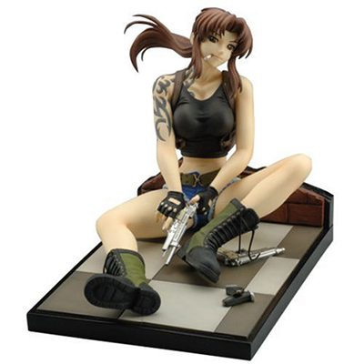 参考価格】BLACK LAGOON レヴィ 1/6 ポリストーン製塗装済完成品