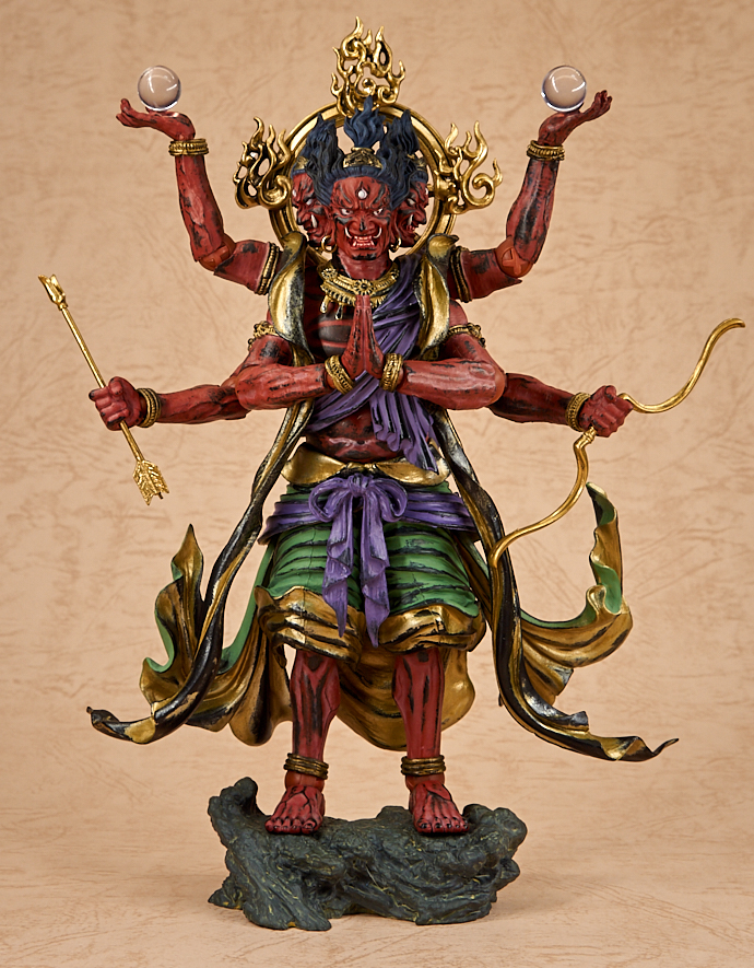 タケヤ式自在置物より、荒ぶる鬼神「阿修羅」のレビューをお届けします