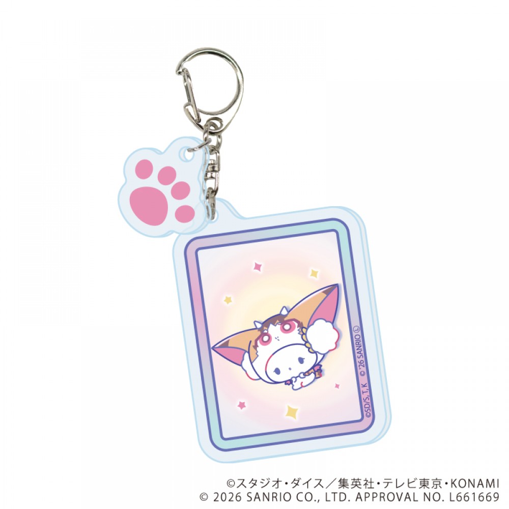 パーツ付きアクリルキーホルダー「遊☆戯☆王ZEXAL×サンリオ