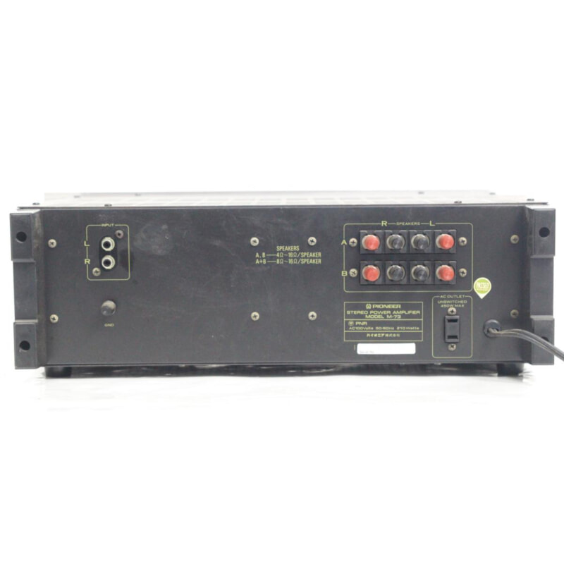 買取実績 |Pioneer/パイオニア ステレオパワーアンプ [M-73] - 大阪