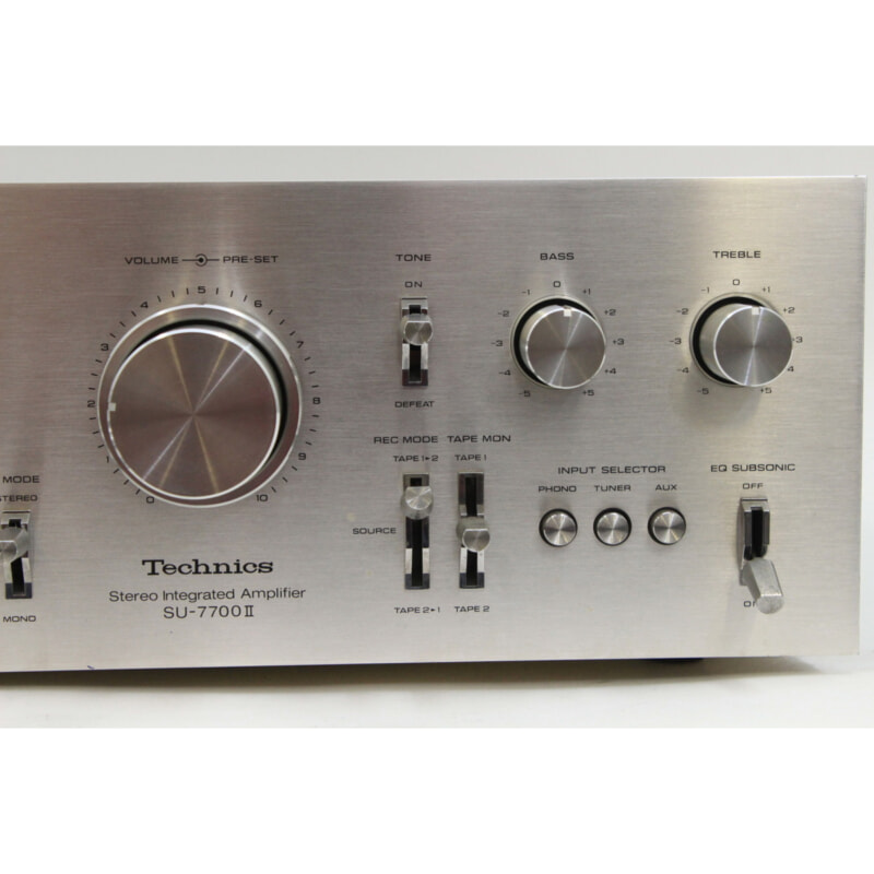 買取実績 |Technics テクニクス SU-7700Ⅱ プリメインアンプ - 大阪
