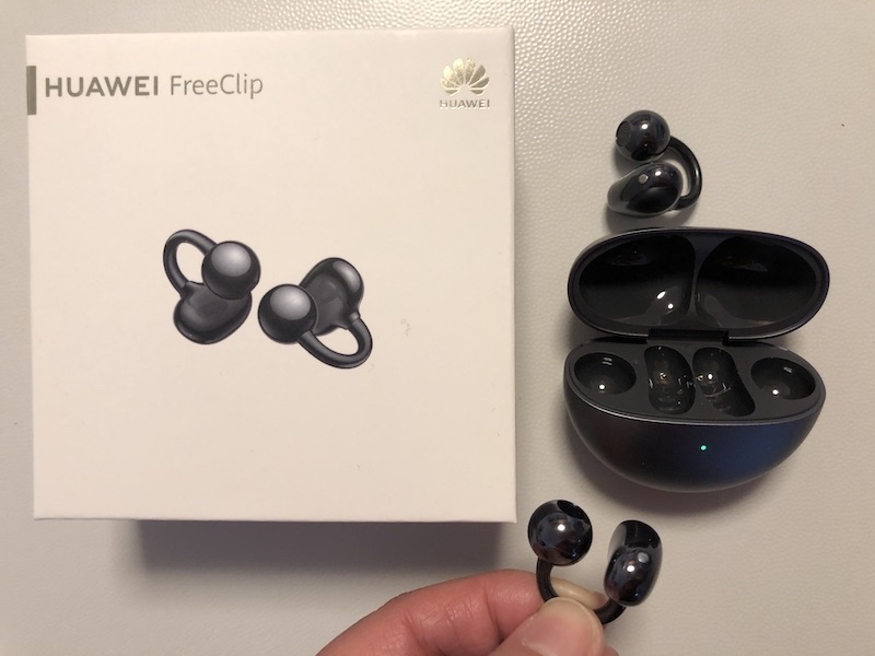 製品レビュー】HUAWEI FreeClip耳にかける落ちないイヤーカフ型