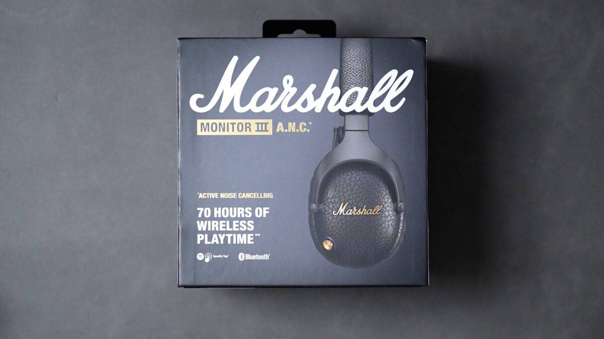 愛機入り】Marshallの最新ワイヤレスヘッドホン「Monitor Ⅲ A.N.C.