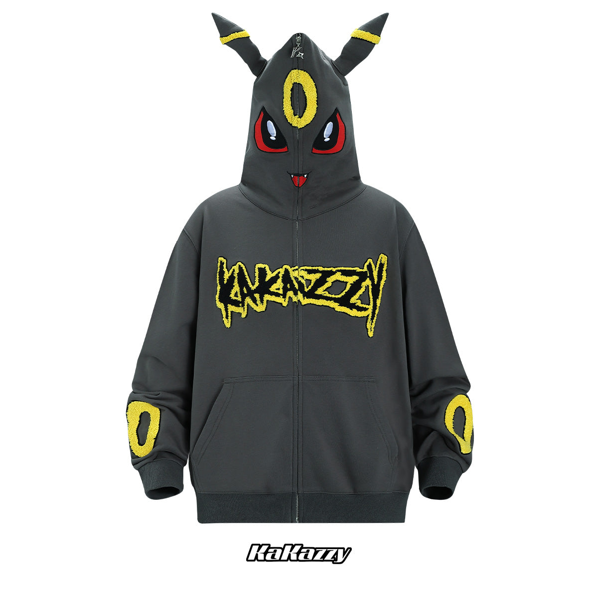 kakazzy Full Zip Hoodie DarkGray